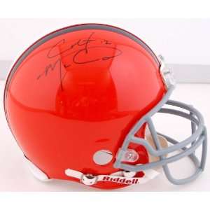 Colt McCoy Signed Helmet   Authentic   Autographed NFL Helmets