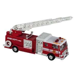  Lights & Sounds Fire Truck Pullback   Red Toys & Games