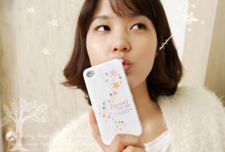 Shooting StarHAPPYMORI iphone4, 4S Couple Korean white cute case 