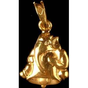 Lord Ganesha Pendant   18 K Gold
