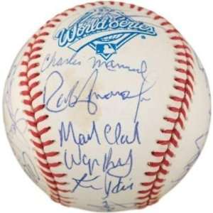  Jim Thome Autographed Ball   1995 W S Team 30 W S Official 