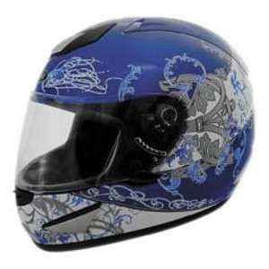  Cyber Helmets US 95 KNIGHT BLUE MED MOTORCYCLE Full Face 