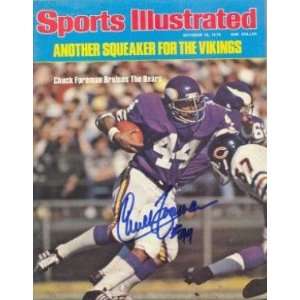   Foreman autographed Sports Illustrated Magazine (Minnesota Vikings