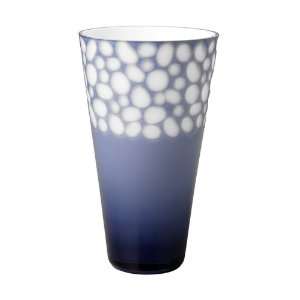 Sasaki Pebbles Blue/ White Vase 