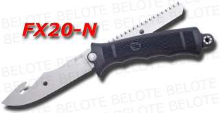 SOG Hunter Revolver 2 Blade Knife + Shth FX20 N  