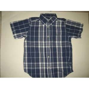    Ralph Lauren Stripe Dress Shirt Short Sleeves Boys Size 5 Baby