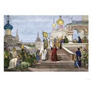  Tsar Peter I at the Troitsa Monastery Receiving the 