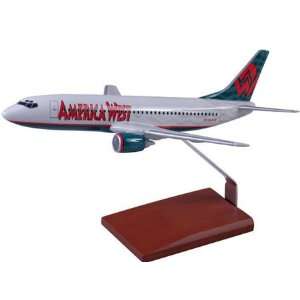  Scale Model   America West Airlines B 737 Model Toys 