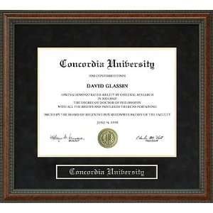  Concordia University (CU) Diploma Frame
