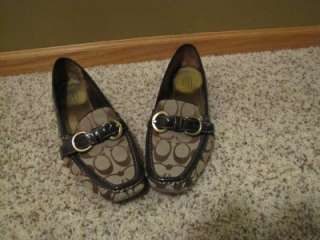 Womens Coach Shoes Sharin Model Flats Loafers size 10 B  