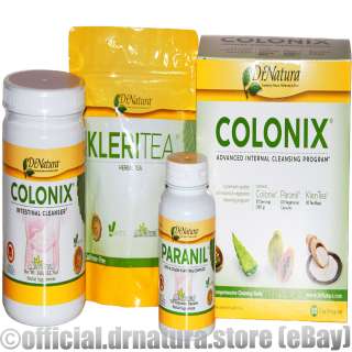 DR NATURA COLONIX COLON CLEANSE 30 DAY KIT (3 ITEM SET) 346017088885 
