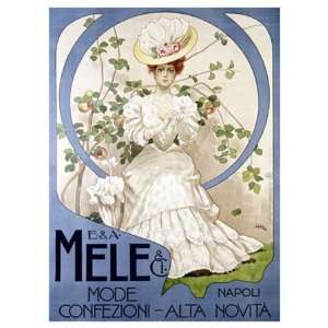  E&A Mele, Mode Confezioni Giclee Poster Print, 32x44