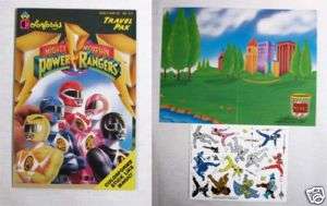 Mighty Morphin Power Rangers Colorforms Travel Pak  