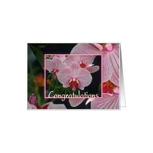  Congratulations Wedding Floral,Flowers,Pink and White 