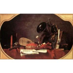   Siméon Chardin   24 x 16 inches   Attributes of Music