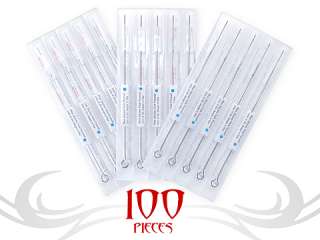  ASSORTED Tattoo Needles 10 Sizes Round Shader 3 5 7 9 11 15 RS RM Mix
