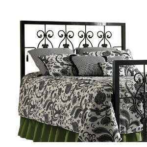 Calypso Contemporary Glossy Black Headboard for Twin Size Bed  