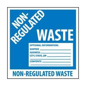   , Non Regulated Waste, 6 X 6, Pressure Sensitive Paper, 500 P