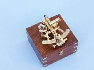 Solid Brass Sextant 4 Nautical Decor Navigation NEW  