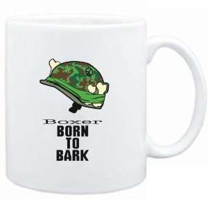 Mug White  Boxer / BORN TO BARK  Dogs 