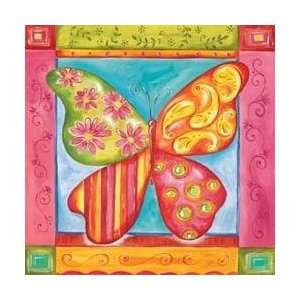  Way Cool Butterfly 18x18, Framed Canvas