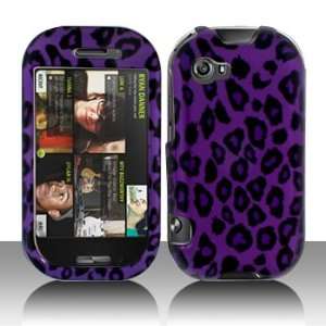 Premium   Sharp Kin 2 Purple/Black Leopard Cover   Faceplate   Case 