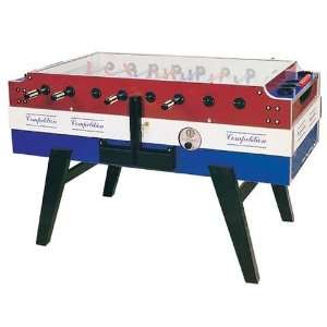 Garlando Coperto Deluxe Coin Operated Soccer Table   Red, White, and 