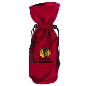  Chicago Blackhawks 14 Velvet Wine Bag   Set of 3   NHL 