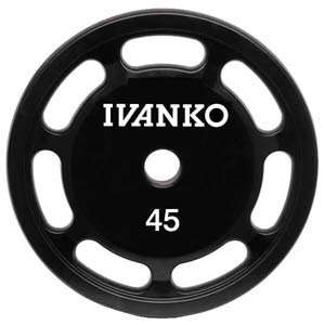  Ivanko OUEZ 10 lb Urethane Olympic Plate Pair Sports 