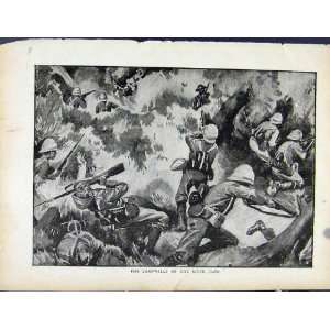   Boer War By Richard Danes Cornwalls River Bank Print
