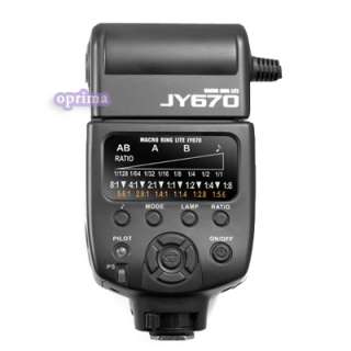 Professional Macro Ring Flash Light Lite Viltrox JY 670 for Canon 
