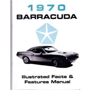  1970 PLYMOUTH BARRACUDA Facts Features Sales Brochure 