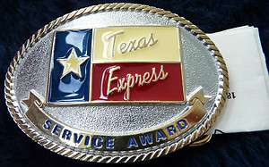 Texas Star Express Trucking Semi Truck Belt Buckle  