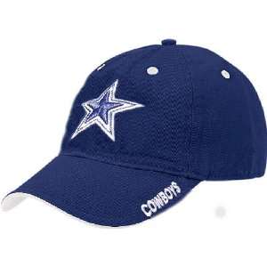  Reebok Dallas Cowboys Adult Blue Basic Logo Unstructured 