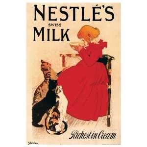  Nestles Swiss Milk Giclee Poster Print by Théophile 