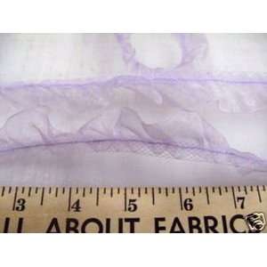  Ruffle Lace Edge Trim Lilac RLE203 Arts, Crafts & Sewing