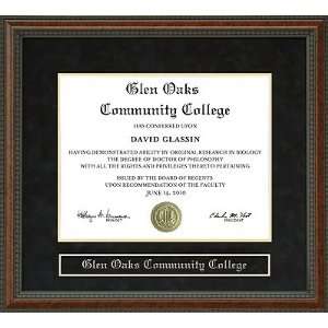  Glen Oaks Community College (GOCC) Diploma Frame Sports 