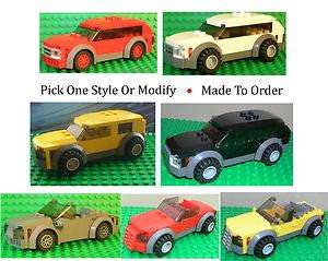 NEW Custom LEGO Car Coupe Convertible Wagon   Made To Order   One 