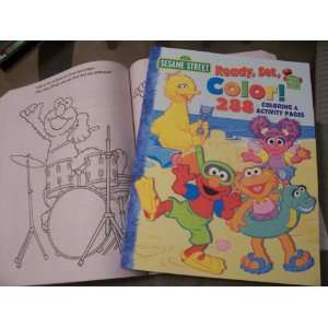  Sesame Street 288 Page Coloring & Activity Book ~ Ready 