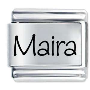  Name Maira Italian Charms Bracelet Link Pugster Jewelry