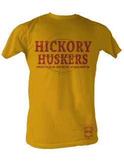 Licensed Hoosiers Hickory State Champs Adult Shirt S 2XL  