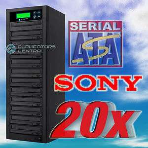 11 SONY Multiple DVD/CD Disc Copy Recording Duplicator System+500GB 