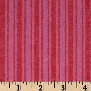   Flannel Stripe Pink Rose Fabric By The Yard Arts, Crafts & Sewing