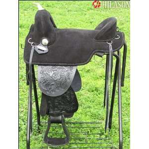   Black Harness Black Rough Out Seat 