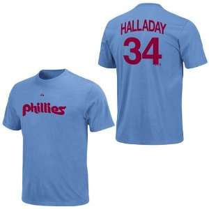   Phillies #34 Roy Halladay Name and Number Tshirt