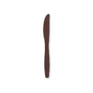  Creative Converting Chocolate Brown Plastic Knives   24 ct 