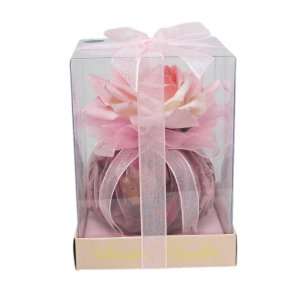    Pink Paper Rose Potpourri Sachet Gift Box w/Ribbon