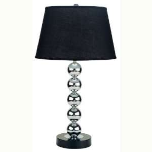  ORE International 30 Chrome Metal Table Lamp