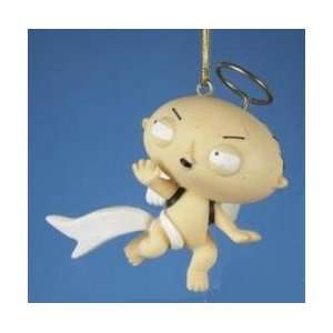  3.25 Family Guy Stewie Griffin Angel Christmas Ornament 