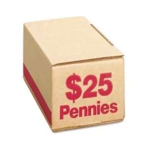 PM SecurIT $25 Coin Box (Pennies)   Red   PMC61001 Office 